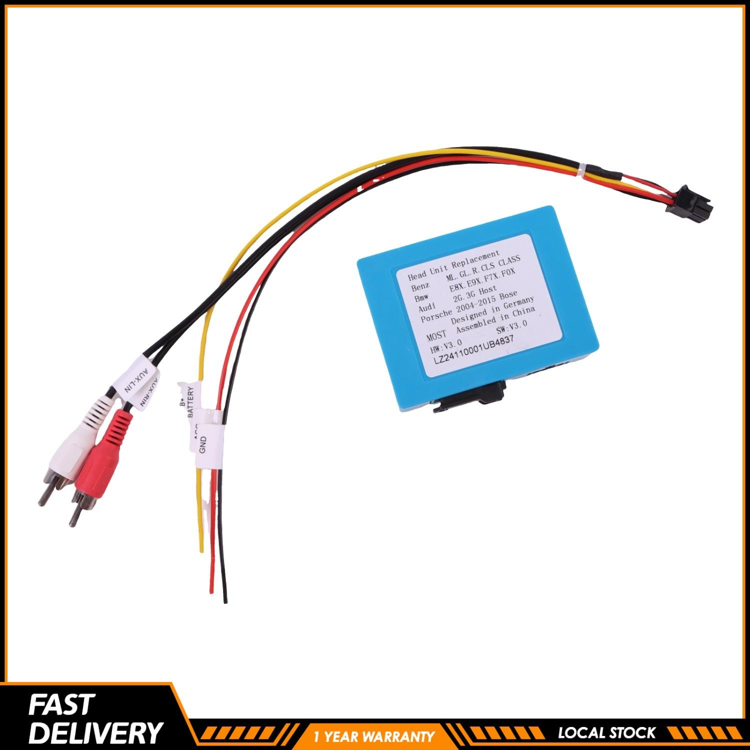 Optical Fiber Decoder Most Box for Car Stereo Radio for Mercedes Benz W219 W211