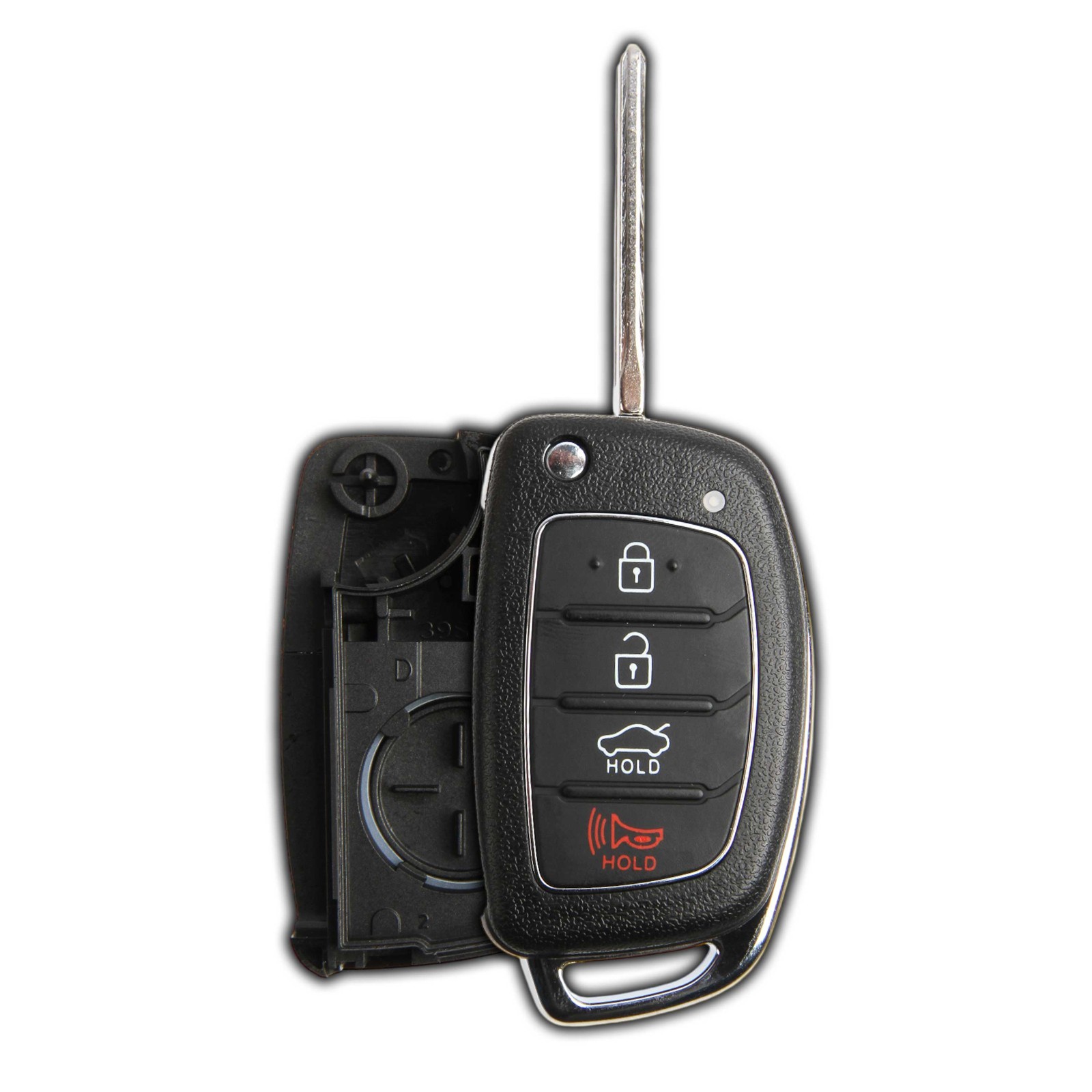 For 2014 2015 2016 2017 Replacement Hyundai Sonata Shell Case Flip Key Pad Car