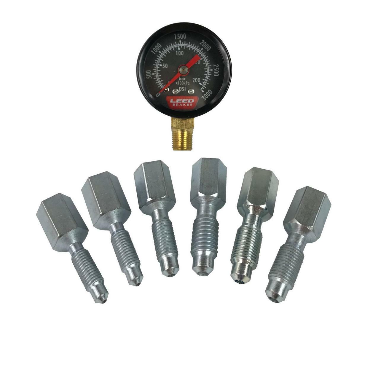 Leed Brakes Brake Pressure Gauge Universal*Leed Brakes Brake Pressure Gauge Kit