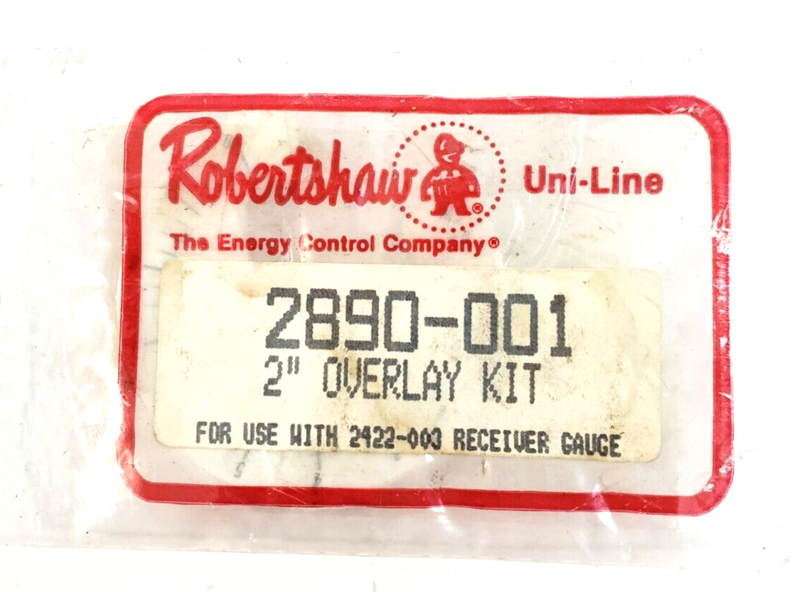 Robertshaw Temperature Dial Overlay Kit 2890-001 for use with 2422-003 Receiver