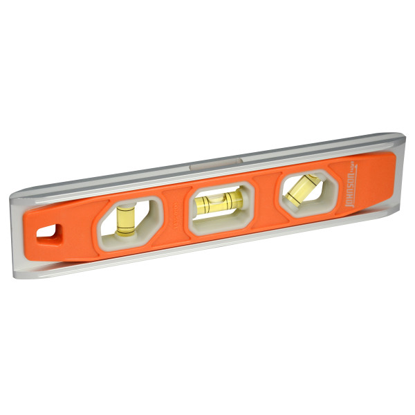 JOHNSON LEVEL 9" GLO-VIEW TORPEDO LEVEL MAGNETIC GLOW IN THE DARK 1435-0900 USA
