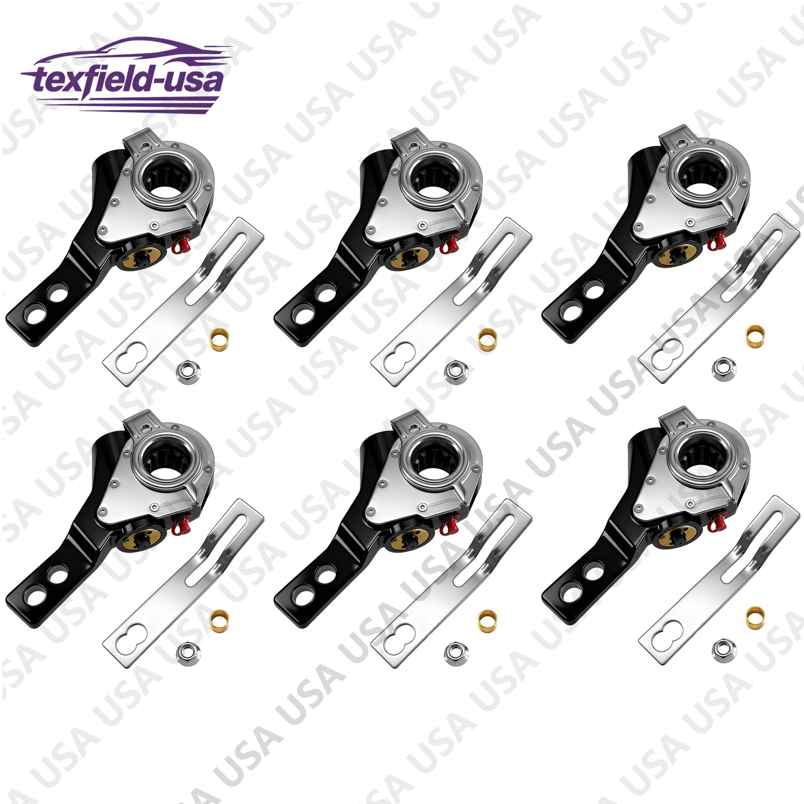 6PCS 10 Spline 5.5"-6.5" Haldex type Automatic Slack Adjuster 40010143, 133.1031