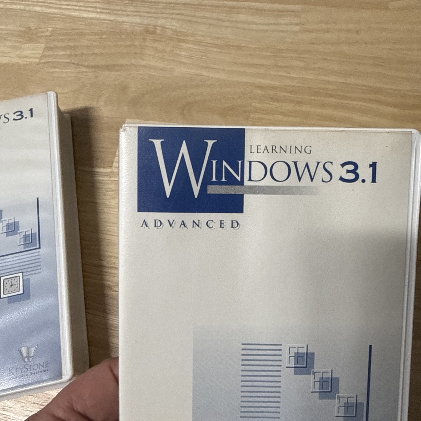 Windows 3.1 Training VHS Tape Set 2 Piece Set Vintage