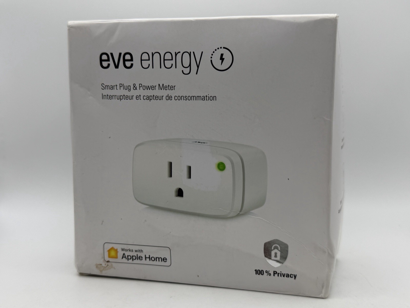 Eve-Energy Smart Plug & Power Meter Apple Homekit Bluetooth Hey Siri - On/Off