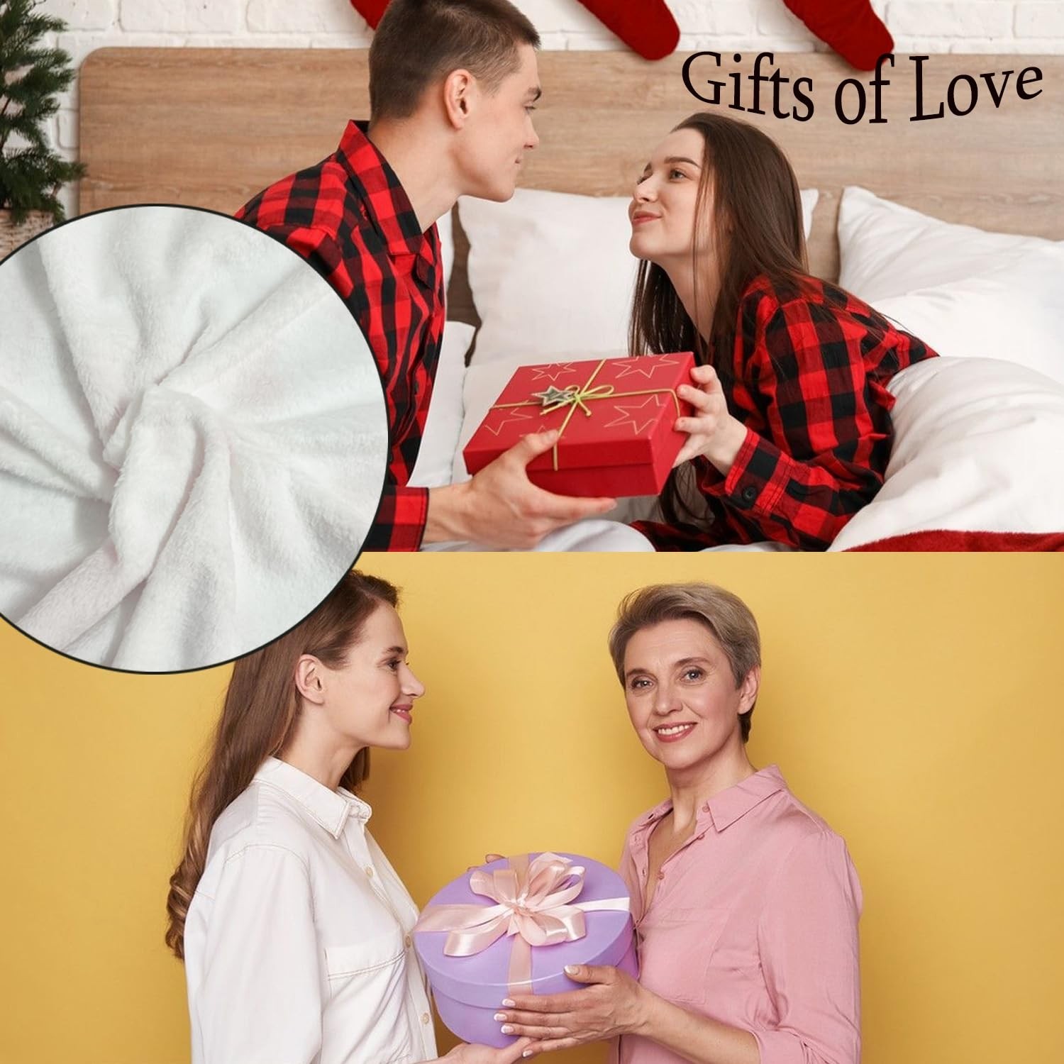 Valentines Day Throw Blanket 60 x 50 Inches,Valentines Throw Blanket for Couc...
