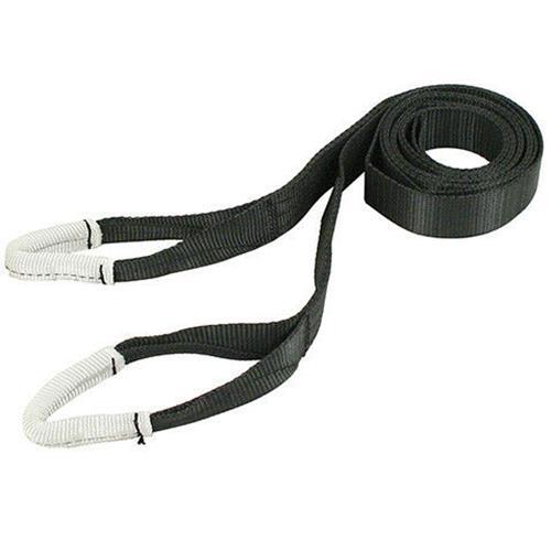 Empi 17-2695 Black Tow Strap With Loops 3-1/2" Wide X 13' Long, Rate 10,000 Lbs