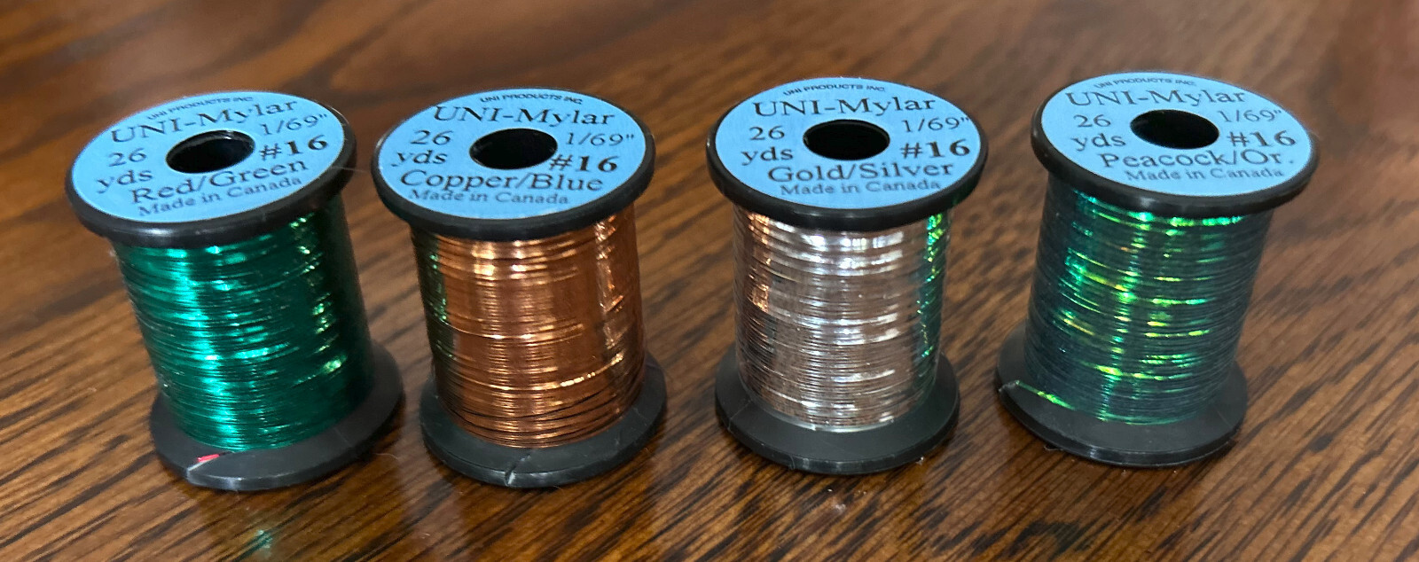 Uni-Mylar Two Sided Flat Tinsel - Spooled