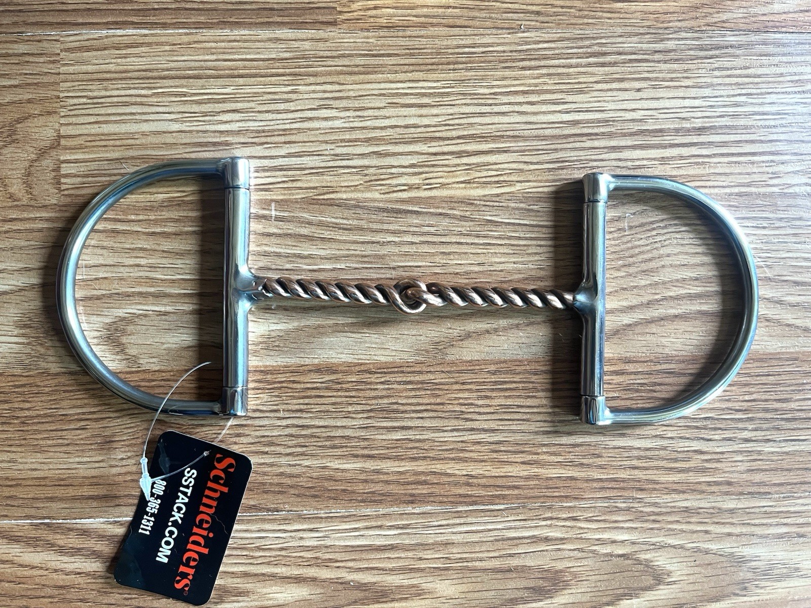 New Schneider’s Copper Twisted Dee Ring English 5” Snaffle Bit