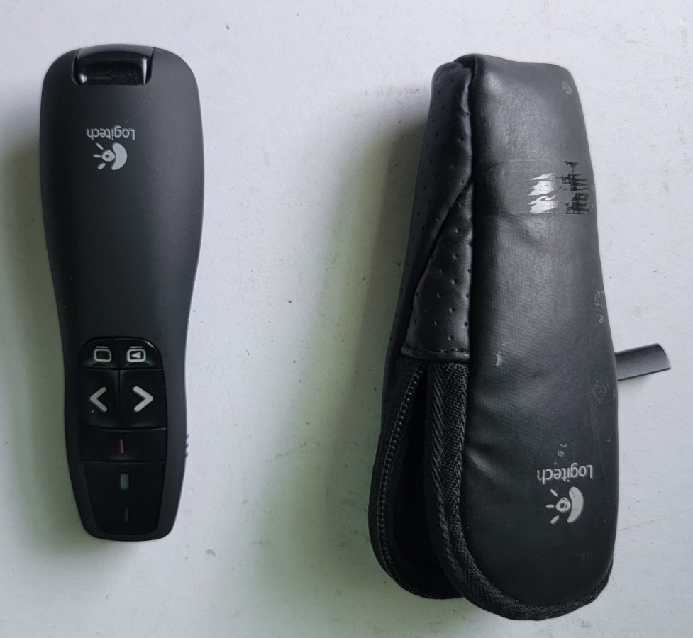 Logitech R400 Wireless Presenter with Laser Pointer Presentation Remote Clicker