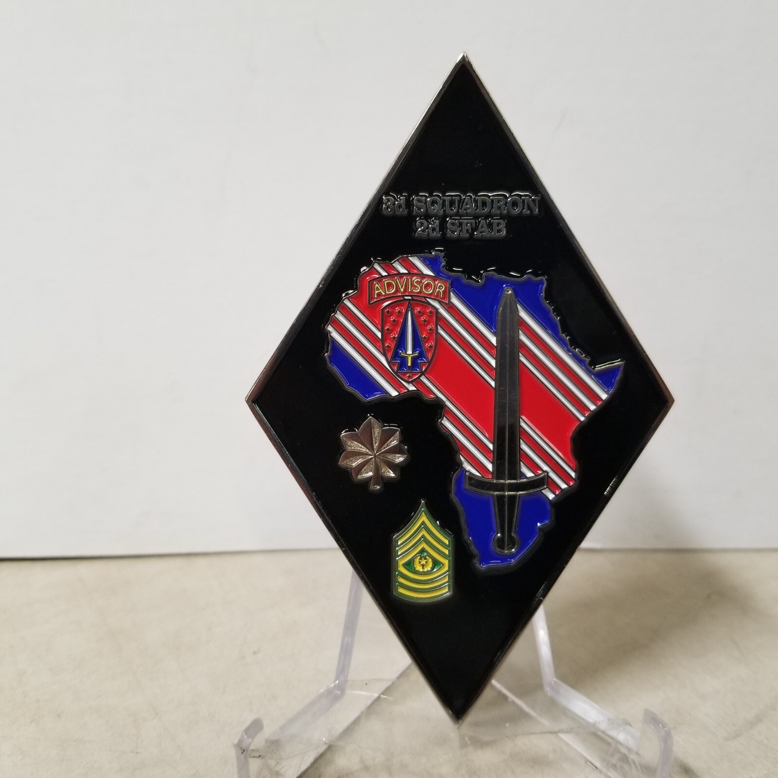3d Squadron 2D SFAB Advisor "Stand Together Never Yield" Challenge Coin