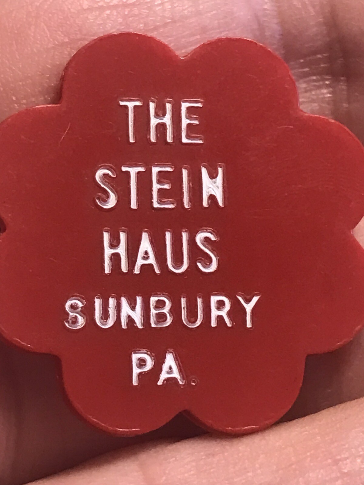 Plastic Drink Token - The Stein Haus - Sunbury, Pennsylvania