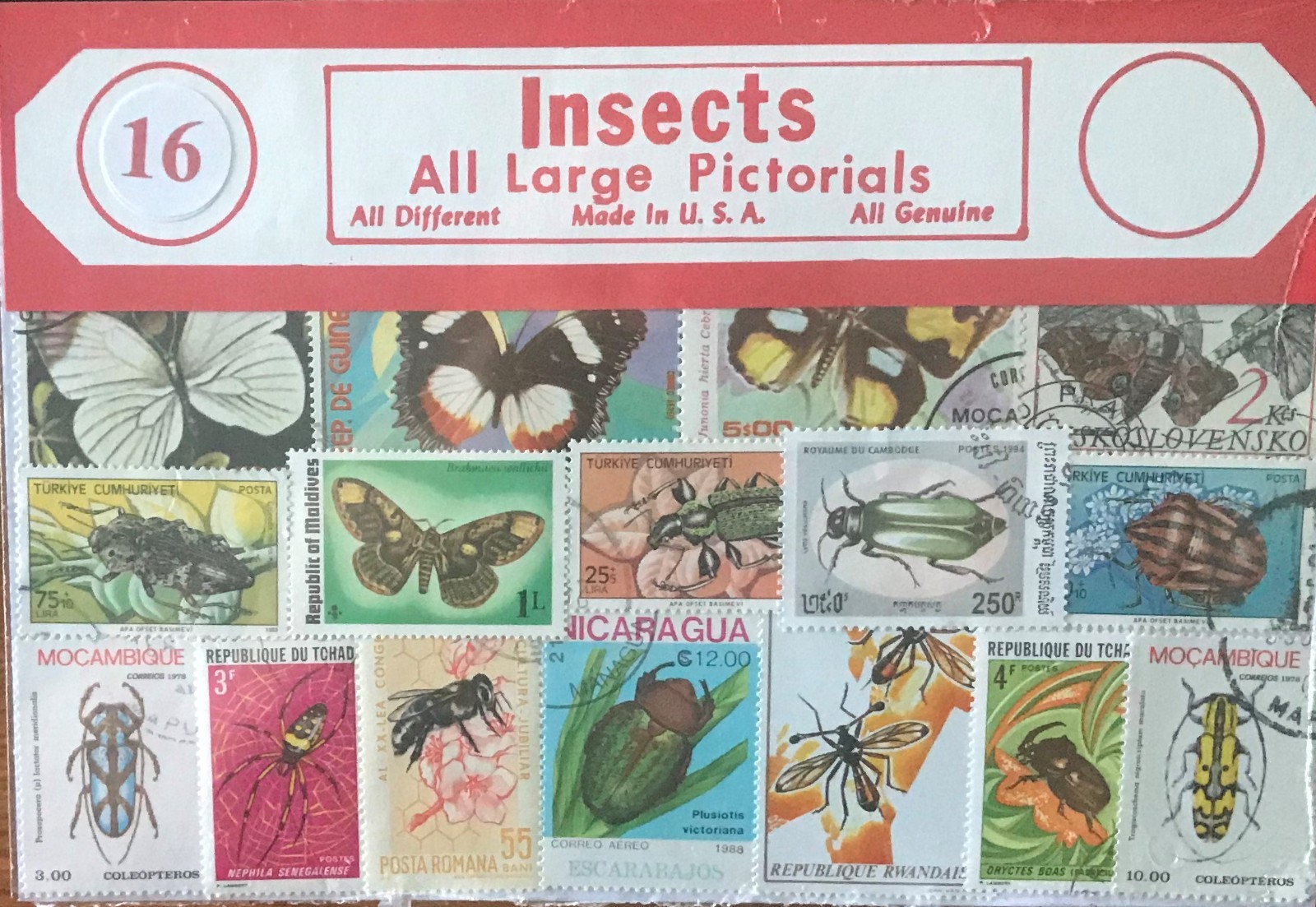 Stamp Packet - Insect