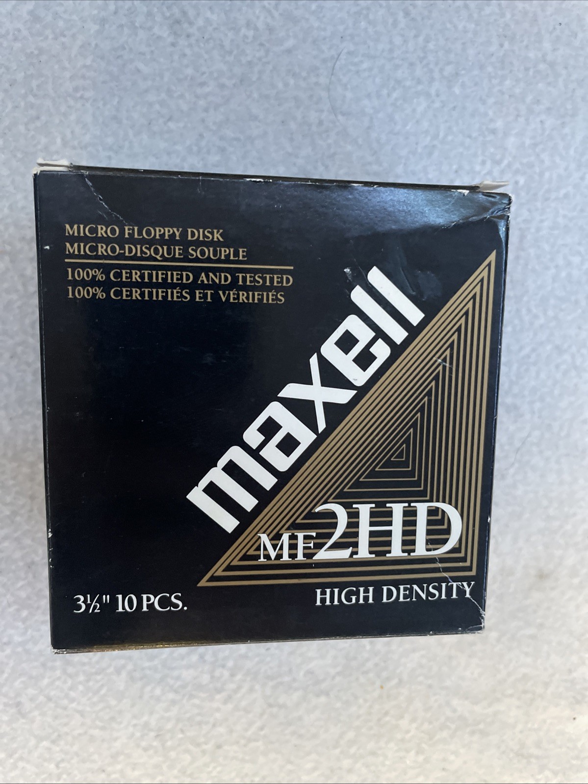Maxell MF2HD 3 1/2" 1.44 MB floppy disks, 8 Count