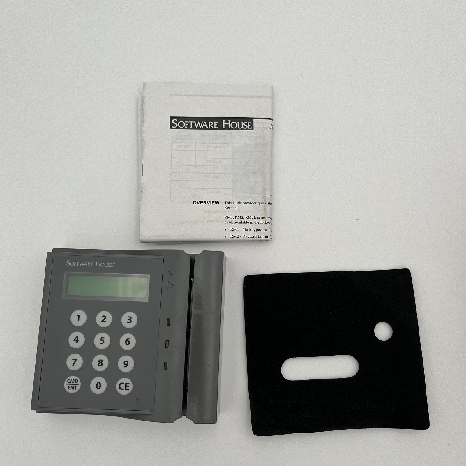 NEW!! Software House Magnetic Stripe Reader With Keypad & LCD - RM2L-MP