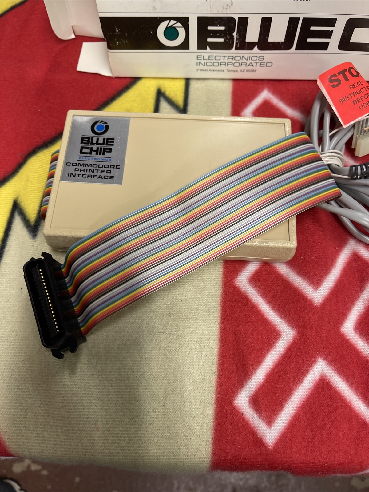 NOS NEW BLUE CHIP 120/10 COMMODORE PRINTER INTERFACE C64 VIC20 SX100 264 364