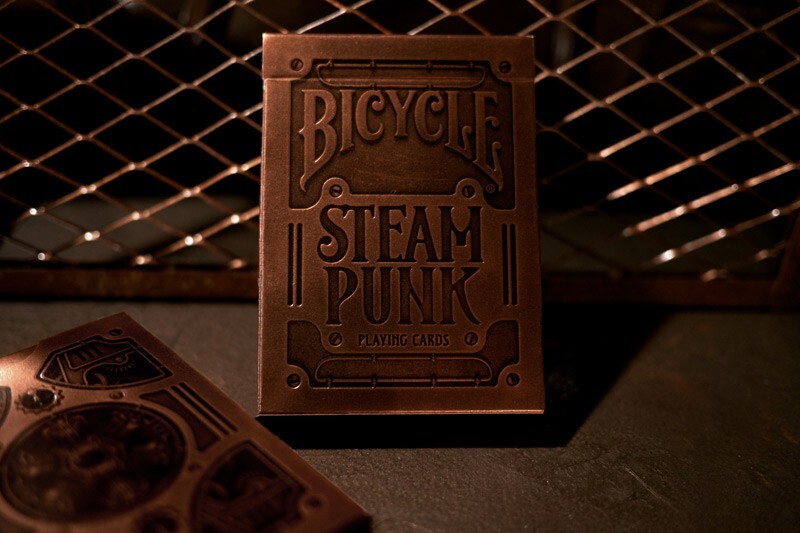 12 decks Bicycle STEAMPUNK THEORY 11 playing cards