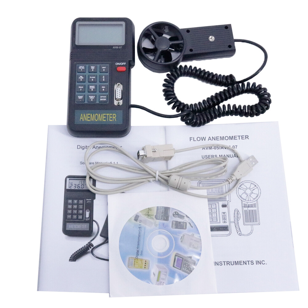 AVM-07 Digital Anemometer Air Volume Meter wind Speed Meter Range(CMM): 0.01~999