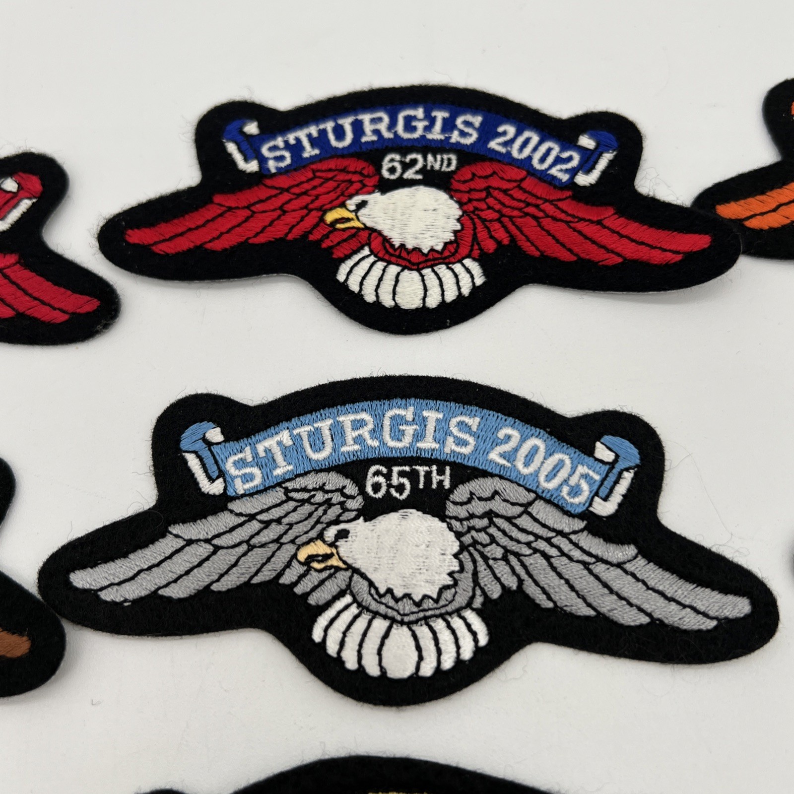 Sturgis Rally Patches Sequential Bundle 2001–2009 Officially Licensed Fast Ship!