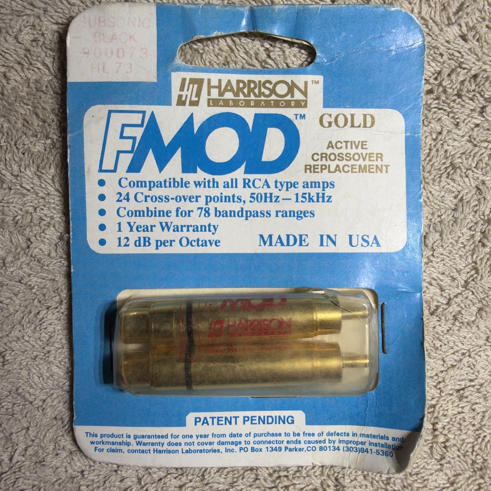 Harrison Laboratory F Mod  Gold Active Crossover