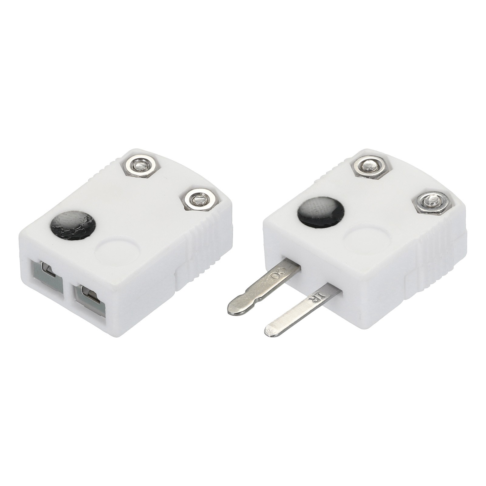 1 Set K Type Thermocouple Wire Connectors Female Male Plug Temperatures 650°C