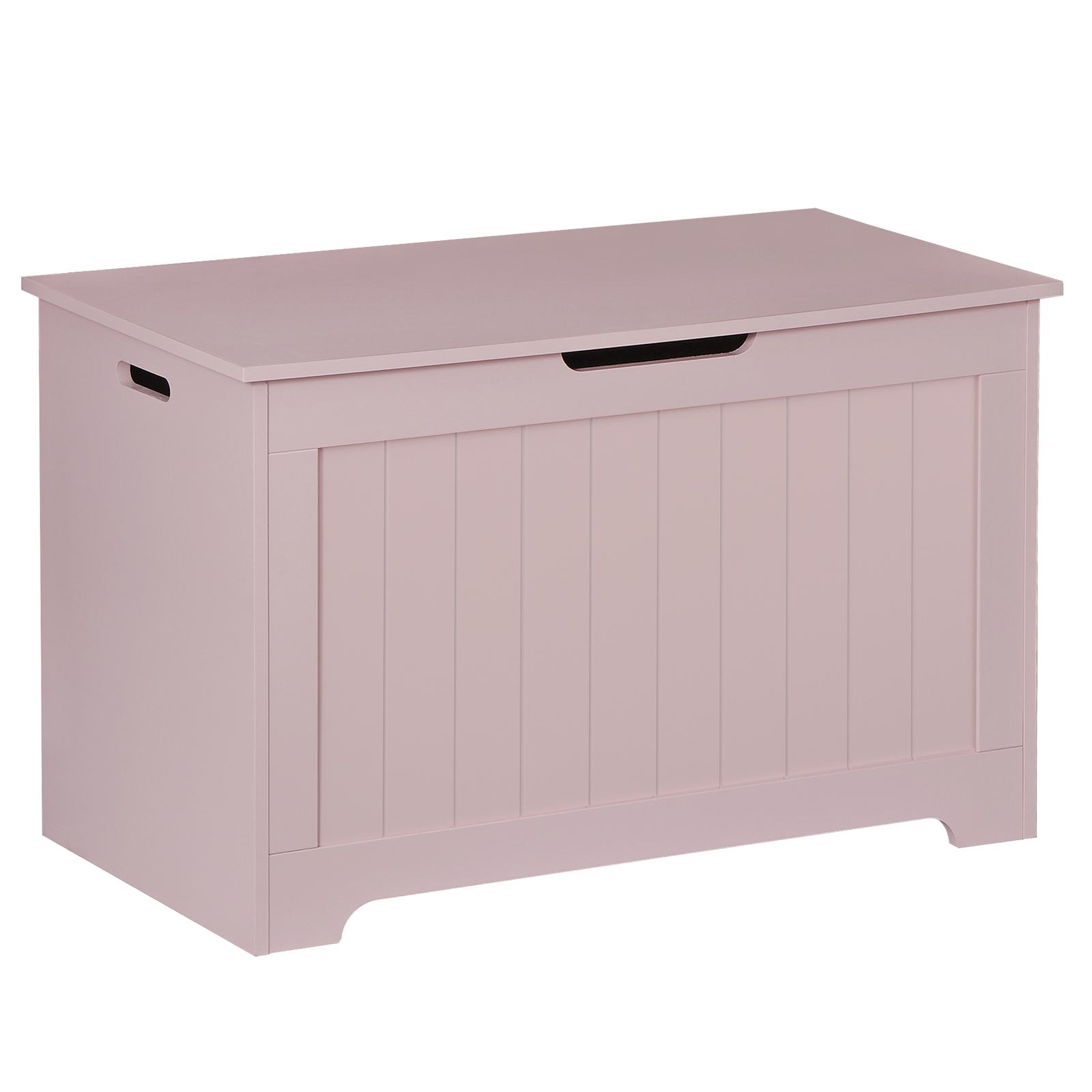 Wooden Toy Storage Chest Toy Organizer Entryway Storage Bench W/ Safty Hinge
