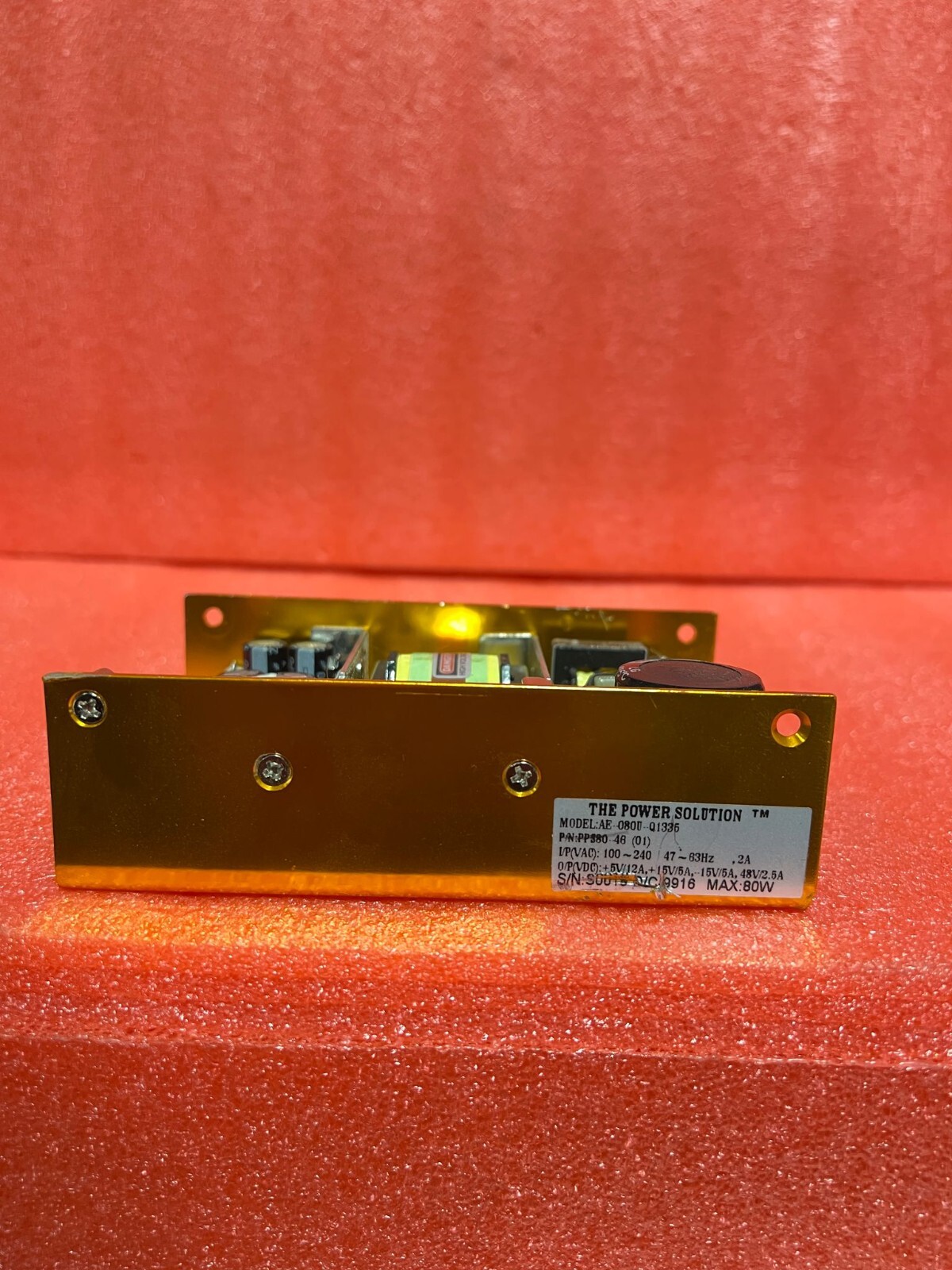 Radyne Power Supply PN: PSRDMD20LBST OEM PN:AE-080U-Q1335