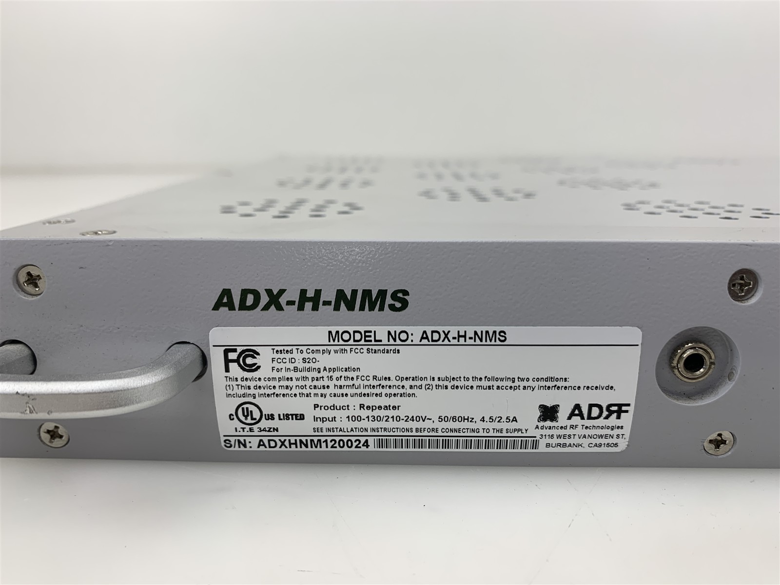 ADRF Network Management Controller ADX-H-NMS