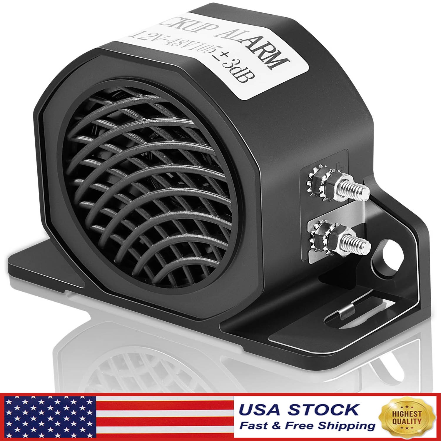 530 Back-Up Alarm 12V-48V 105DB for ECCO 505 510 520 530 585 580 575 Semi Truck