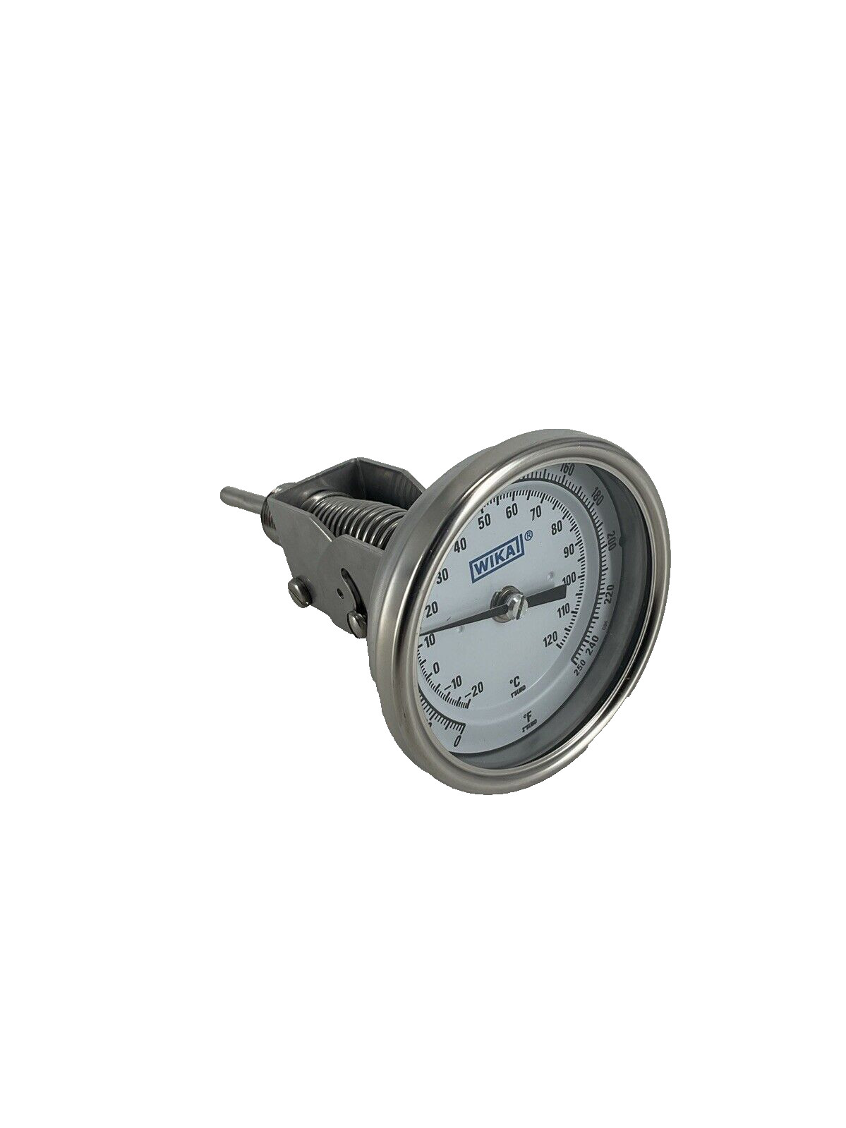 Wikai TI.32 Bimetal Thermometer 2.5" Stem Length Glass Conn. 1/2" NPT NEW