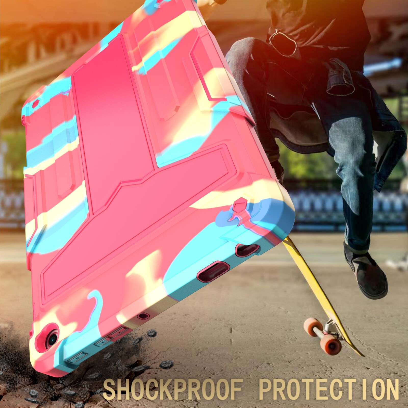 Shockproof Case For Amazon Fire HD 10 10.1" 2023 13th Gen/Glass Screen Protector