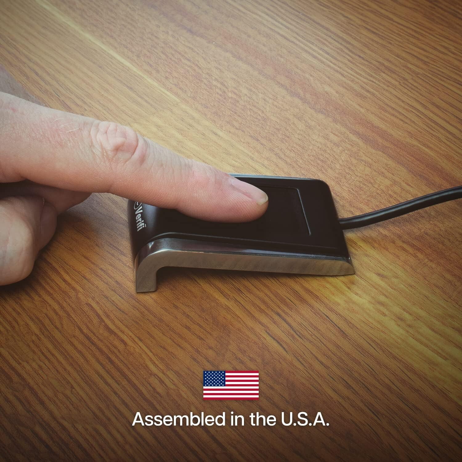 ZVETCO Verifi P2000 Desktop USB Fingerprint Reader - Windows Hello, Windows Pass