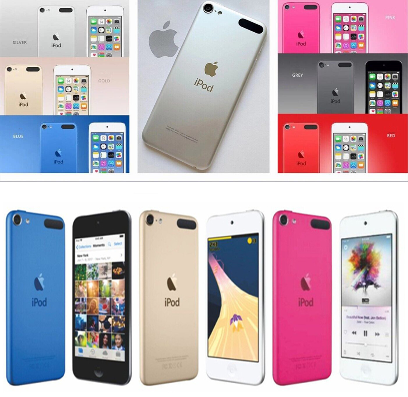 NEW-Sealed Apple iPod Touch 6th Gen 64 128GB All Colors- 🎁FAST SHIPPING