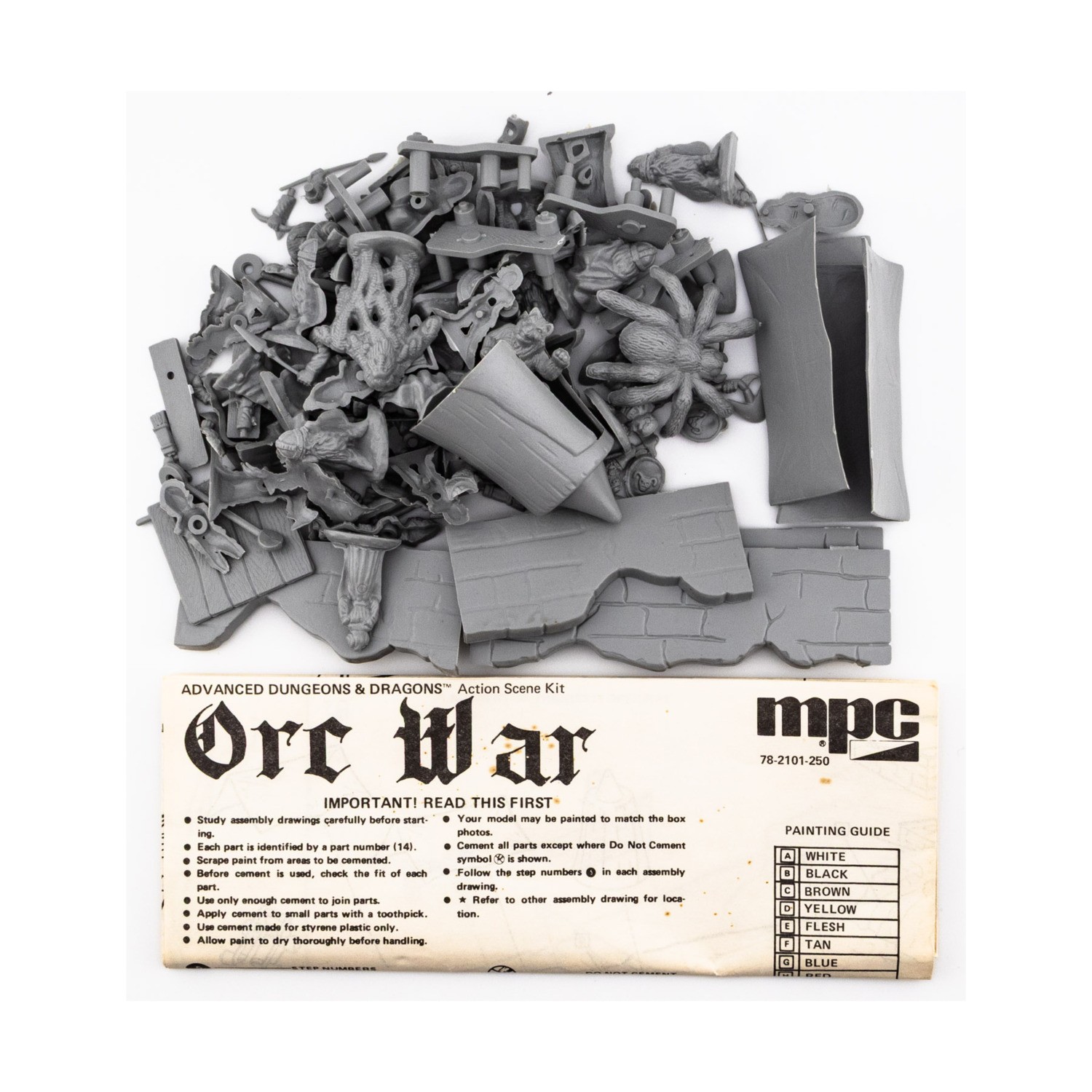 Model Products AD&D Action Scene Kit Loose Orc War #1 NM