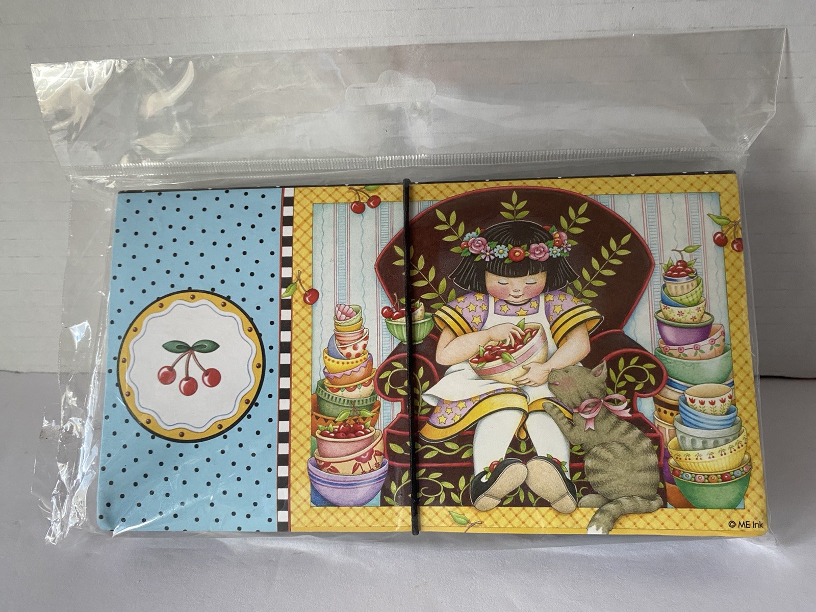 Mary Engelbreit Bowl of Cherries Coupon Holder, Cardboard, 8 Pocket, 2009