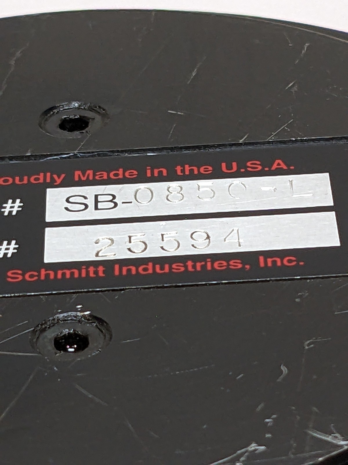 Schmitt SBS SB-0850-L Dynamic Balance System Sensor Head SB0850L