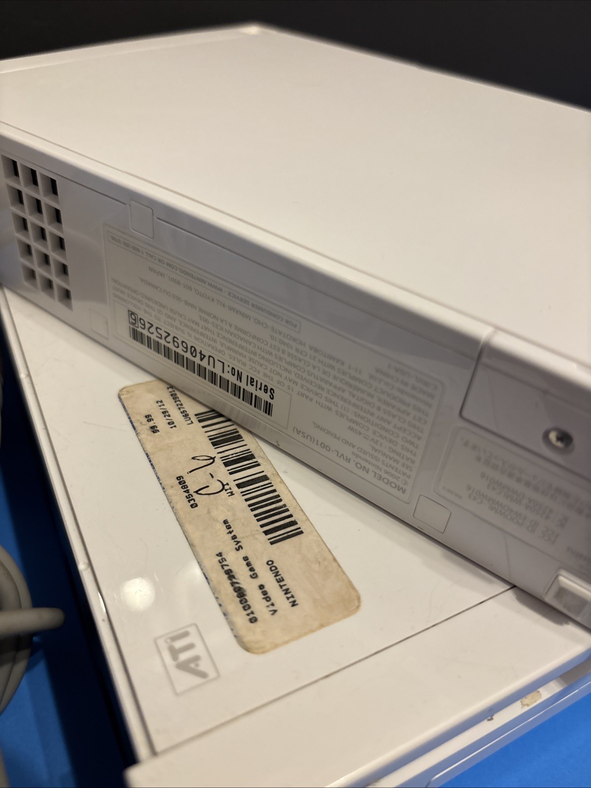 Nintendo Wii RVL-001 Console Lot 2 Systems Controllers Cords Games Bundle READ