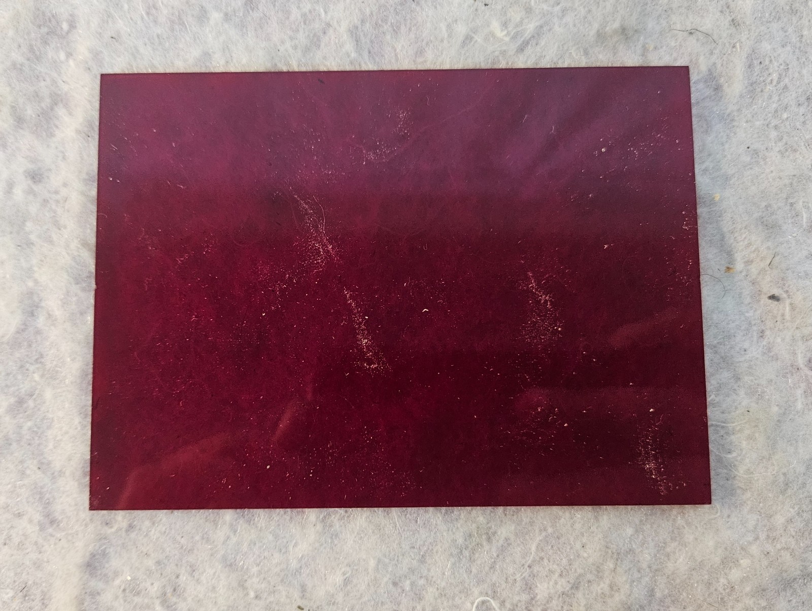 Benchmark Games MONSTER DROP Arcade Game 3.5" x 4.75" Red Plexi Piece