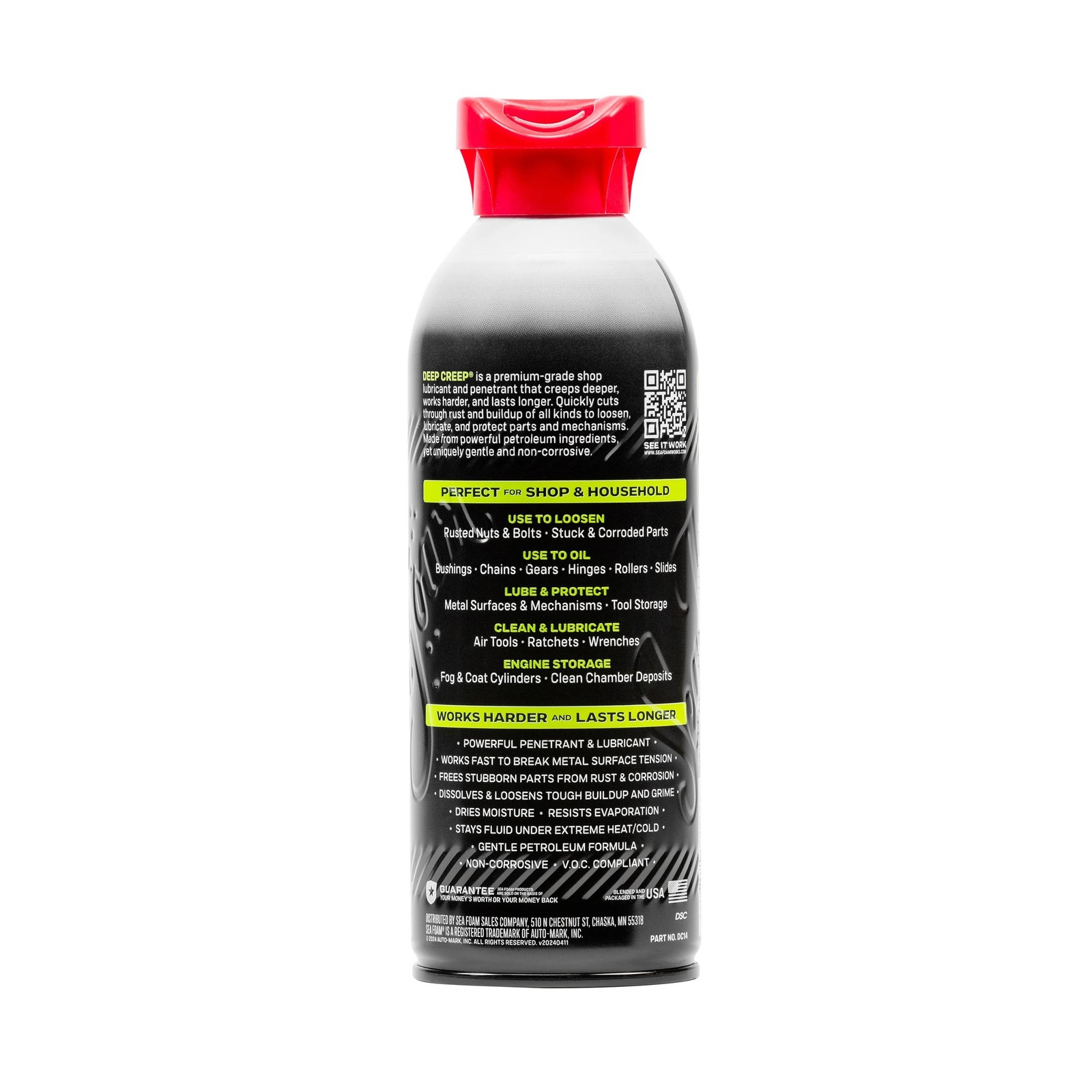 Sea Foam Deep Creep Penetrating Oil and Lubricant DC14 12 oz