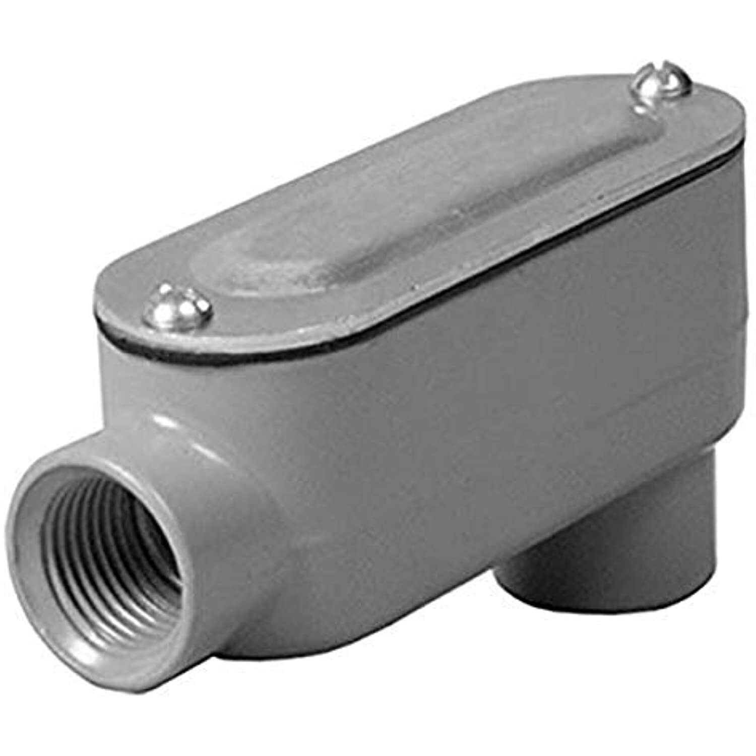 TayMac RLB150 Threaded LB Conduit Body, Die Cast Aluminum, Stamped Steel Cover,