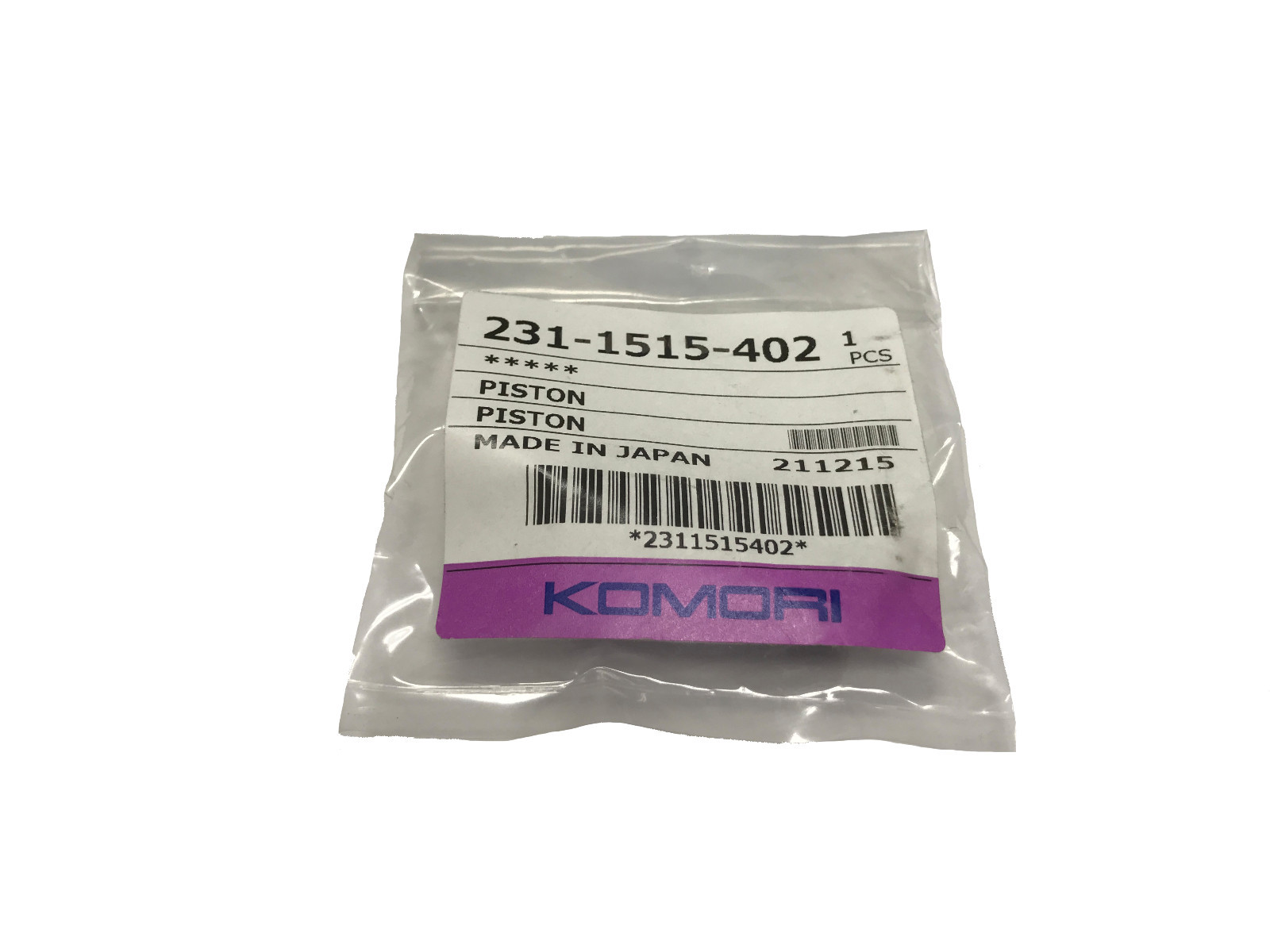 KOMORI Piston Original (231-1515-402) Factory Sealed Offset Printing Parts