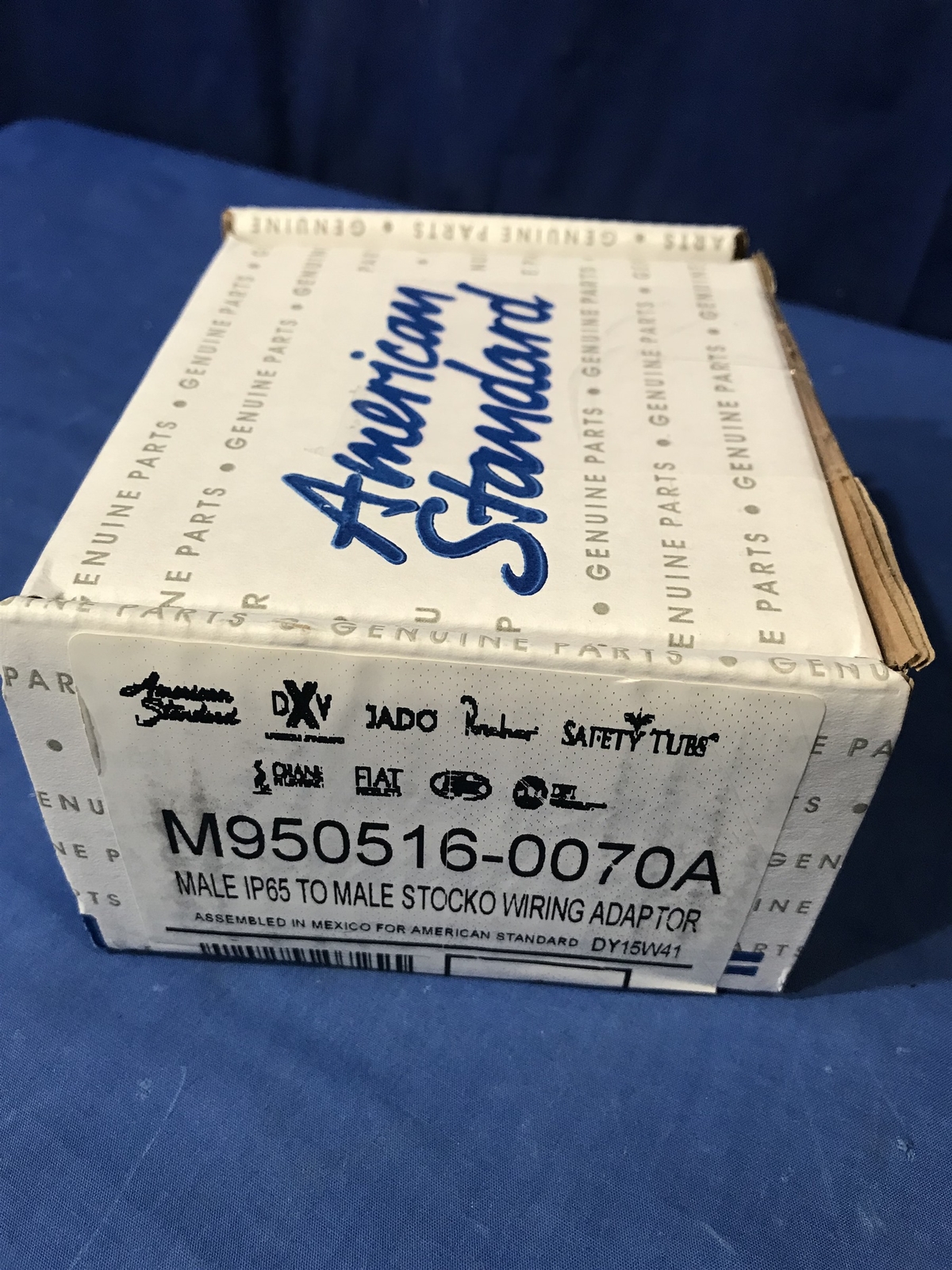 AMERICAN STANDARD M950516-0070A MALE IP65 TO MALE STOCKO WIRING ADAPTOR