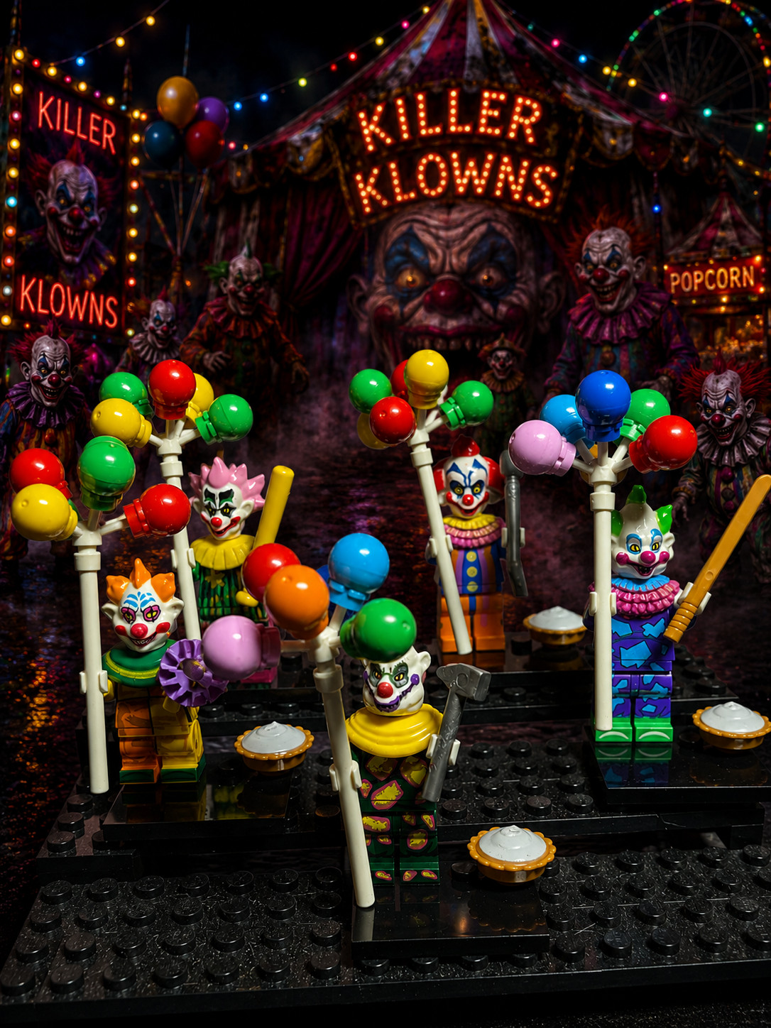 Killer Klowns from Outer Space Mini-Figs: Set of 5