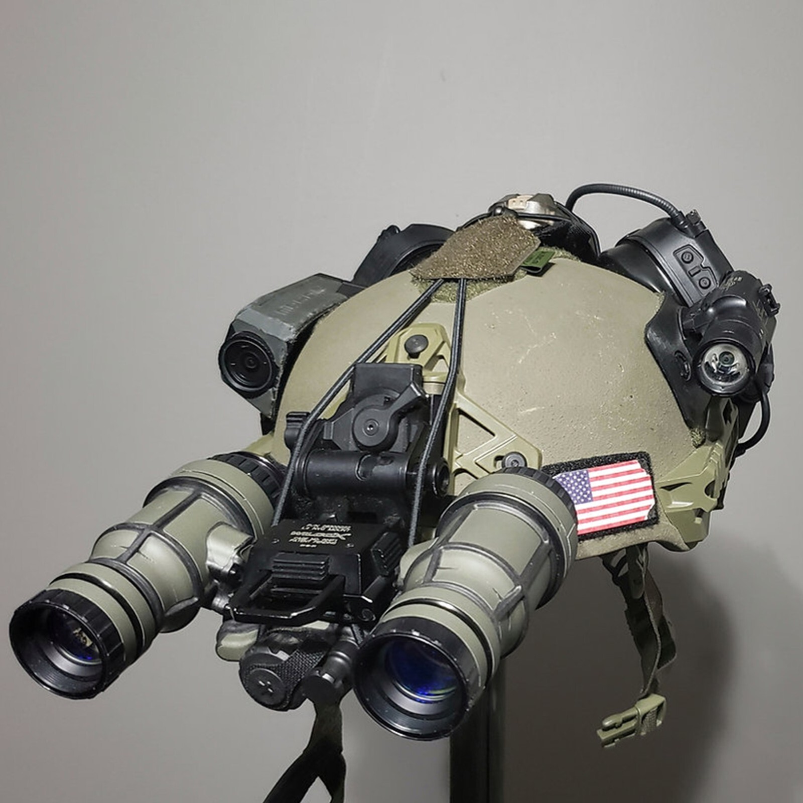 Replacement Helmet NVG Mount Bracket Elastic Fixed Rope Cord Hook Loop Fasteners