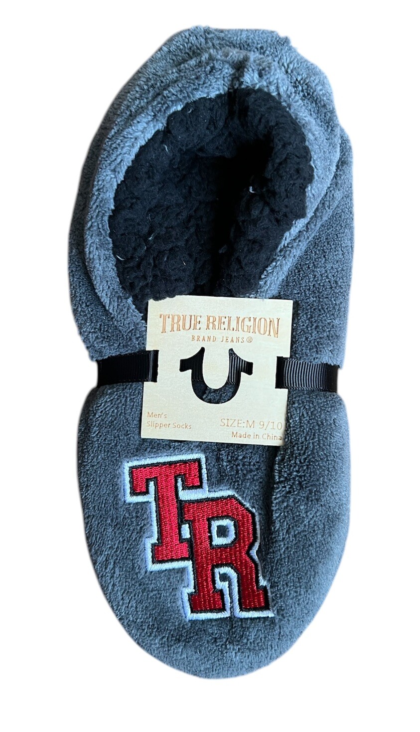 Authentic True Religion Slipper Socks Unisex M 9/10