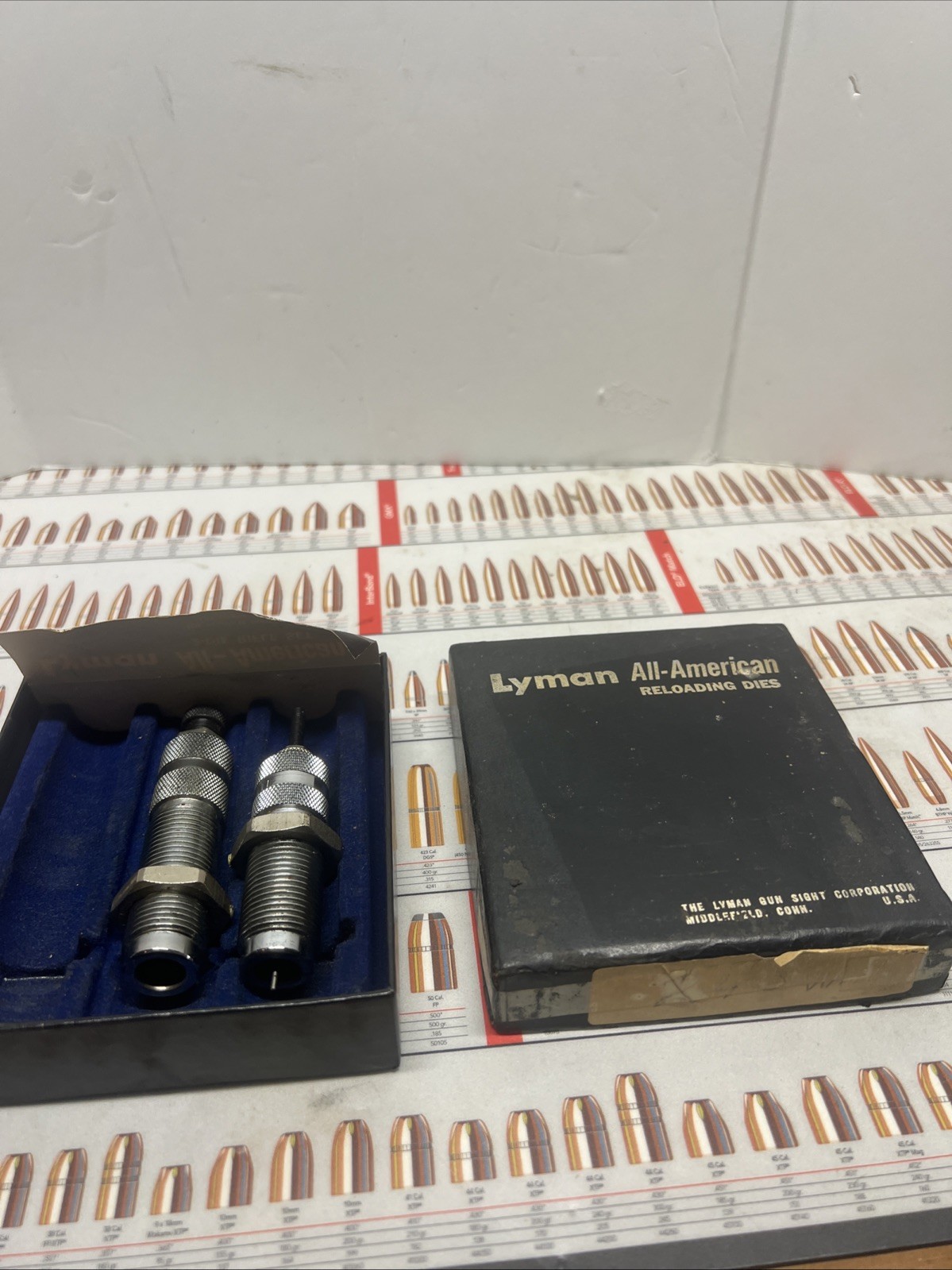 LYMAN ALL AMERICAN 243 WINCHESTER 2   DIE SET RELOADING