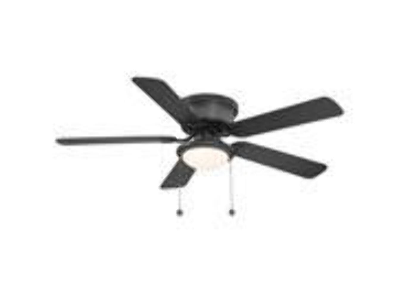 PARTS - GLOBE ONLY - Hugger 52 in. LED Indoor Black Ceiling Fan with Light Kit