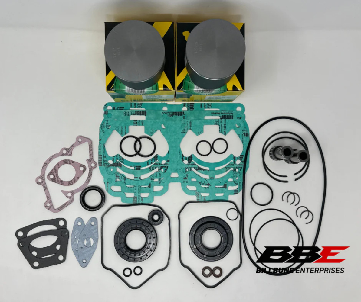 ‘99-‘02 Ski-Doo MXZ 600 Rebuild Kit 1mm O/S 77mm Pistons, Gaskets, Seals 500 SS