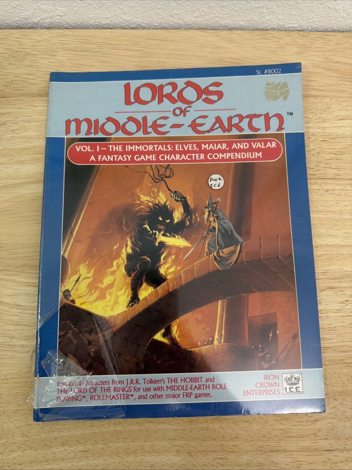 New Sealed Lords of Middle-Earth, Vol 1 - The Immortals #8002 ICE MERP LoTR rpg
