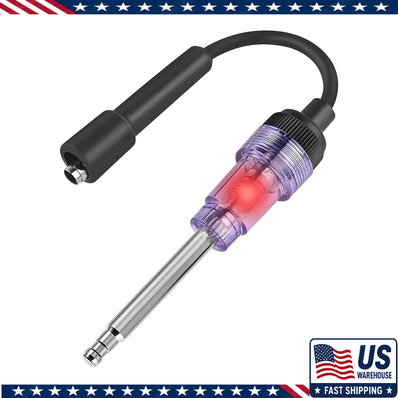 Straight-Boot Inline Spark Plug Tester, Visual Ignition Diagnosis, Small-Armatur