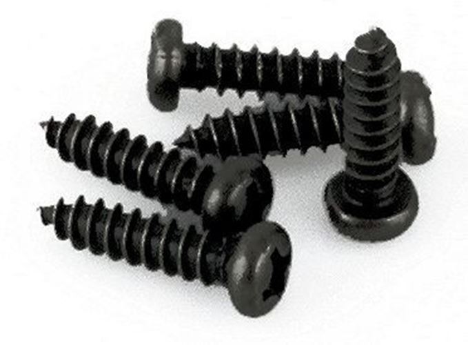 #2 X 1/2" Pan Head Black Phillips - Bag of 25 Screws